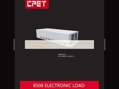 250W 8CH carga eletrônica de corrente contínua programável para teste de envelhecimento de descarga da bateria