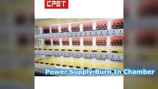 Queimadura da fonte de alimentação no equipamento de teste da câmara