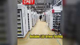 Confiabilidade de queima do driver de LED na câmara testada