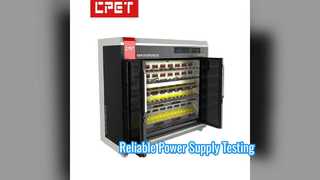 Queimadura da fonte de alimentação no equipamento de teste da câmara